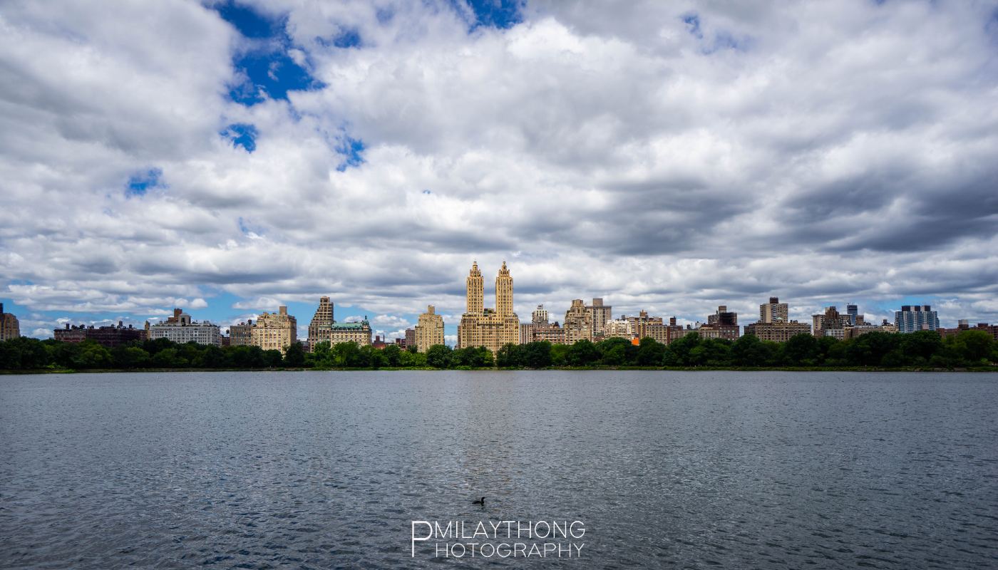 Central Park Reservoir with Manhattan skyline